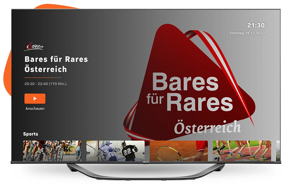 Cap Player App auf Hisense Smart-TV
